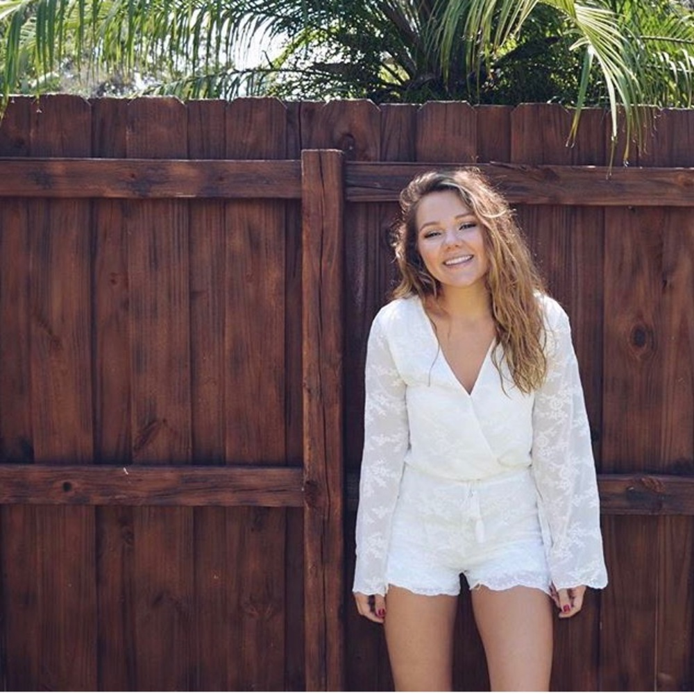 White romper